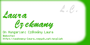 laura czekmany business card