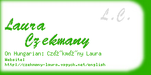 laura czekmany business card